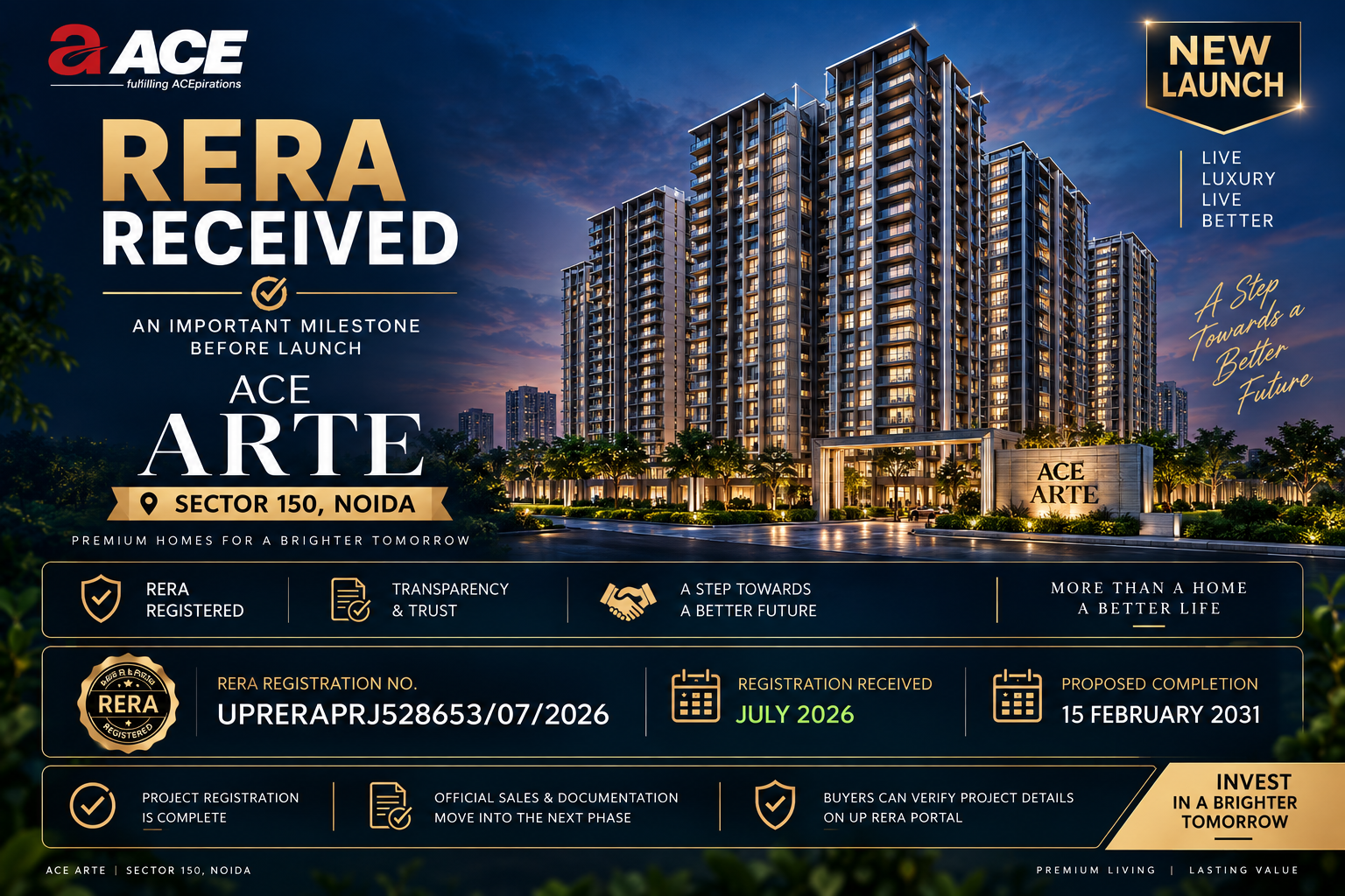 ACE ARTE Sector 150 Noida - Modern Living