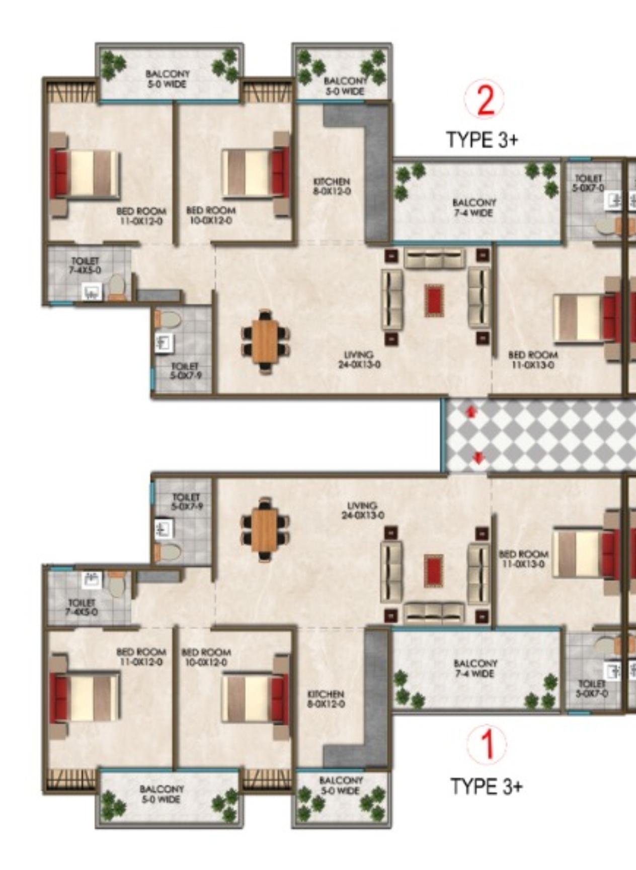 View Solitairian unit plan thumbnail